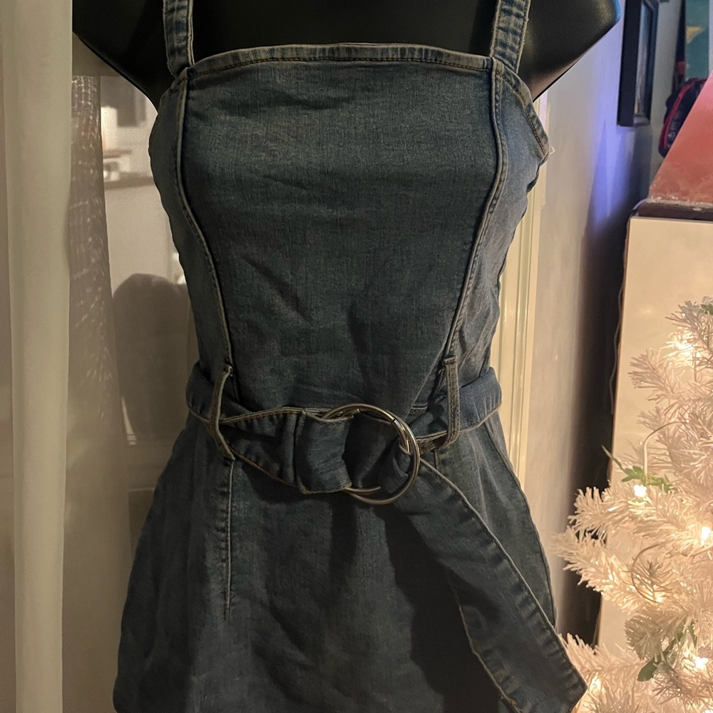 Like New Divided H&M Denim Mini Dress XS